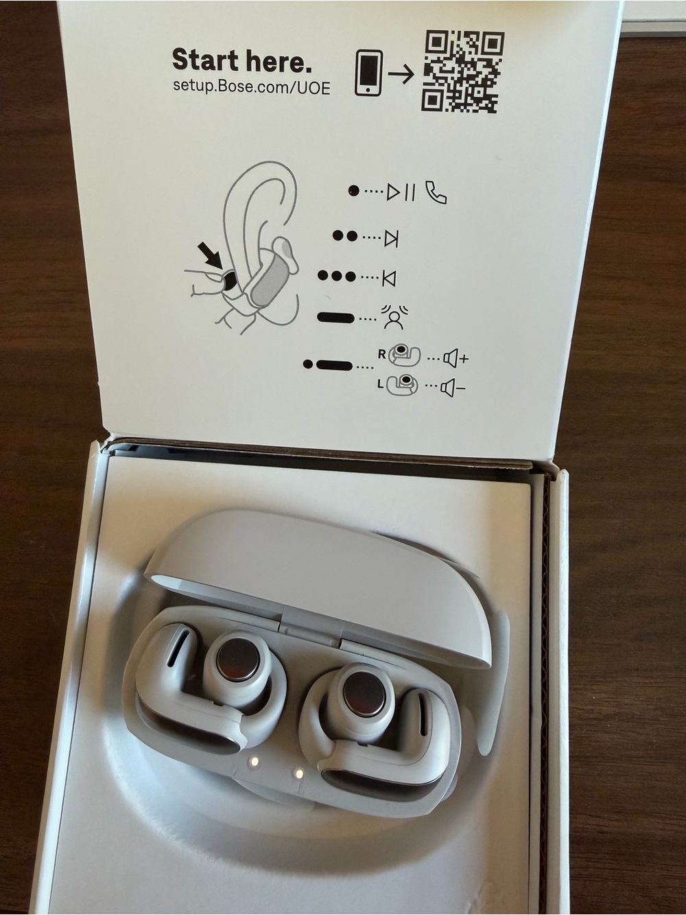 BOSE Refurbished Ultra Open Earbuds White EUC